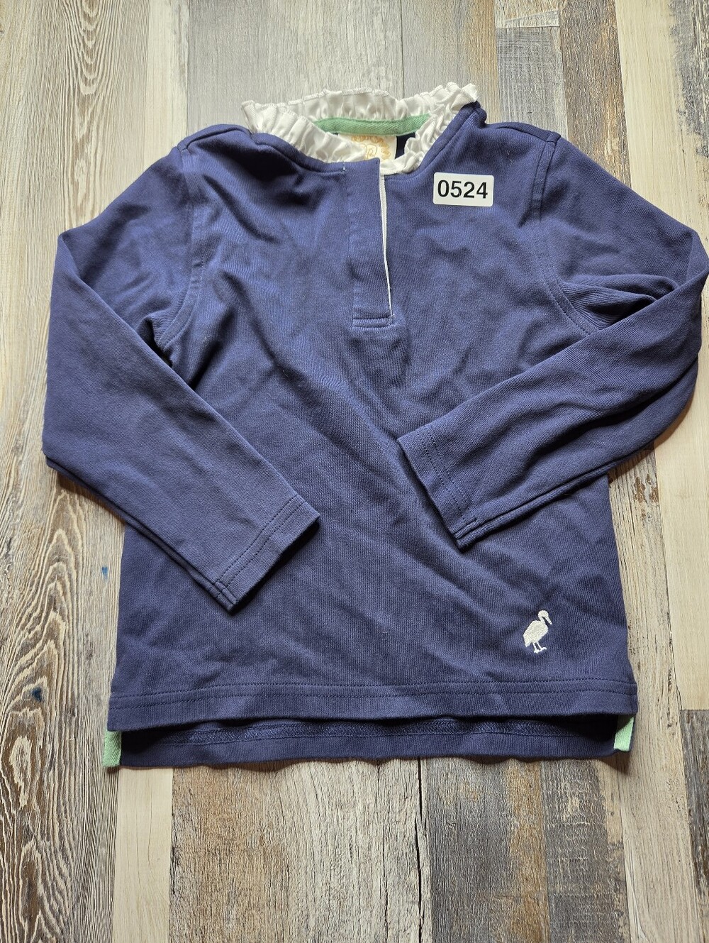 Beaufort Bonnet Co TBBC Navy Long Sleeve Top Size 5 Youth Toddler